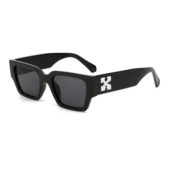 Square small frame glasses