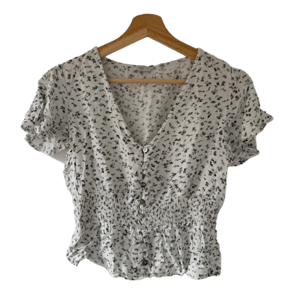 Blomstret top
