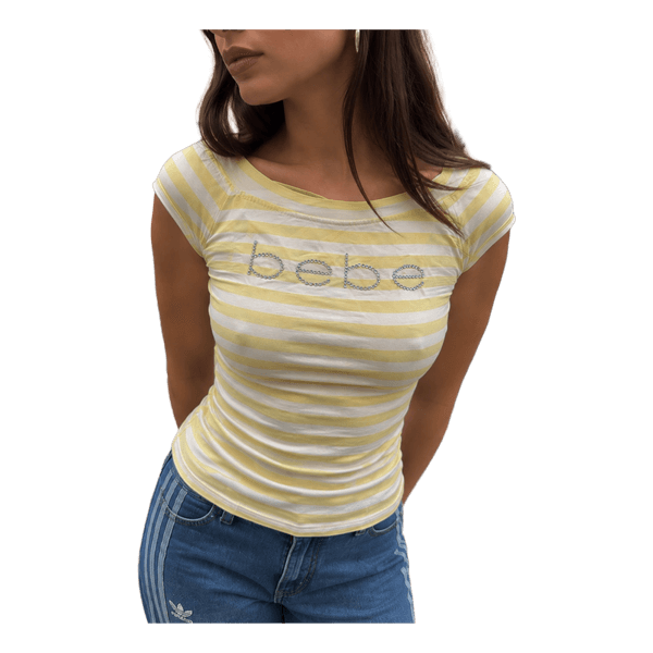 Bebe stribet t-shirt