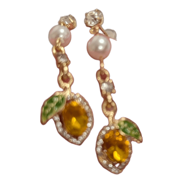 Lemon drop earrings