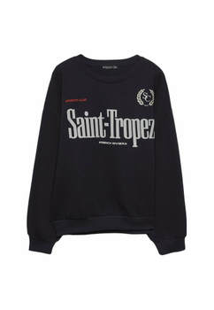 College sweatshirt