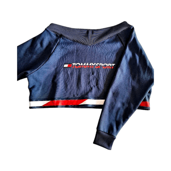 Tommy Hilfiger cropped sport sweater 