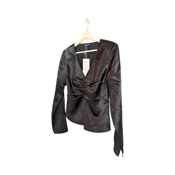 Mustat satiini paita