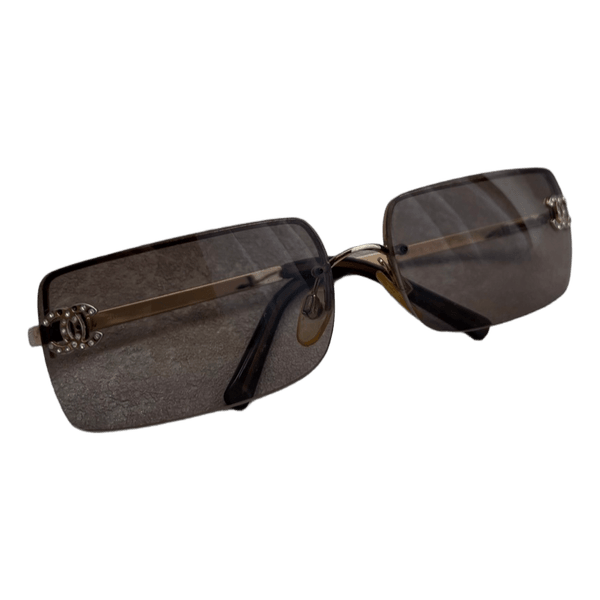 Chanel vintage rimless sunglasses
