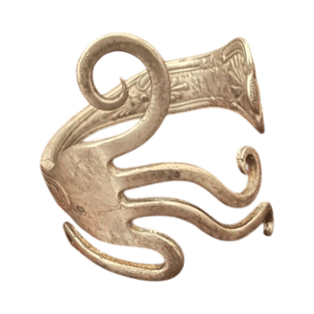 Repurposed spoon cuff bracelet