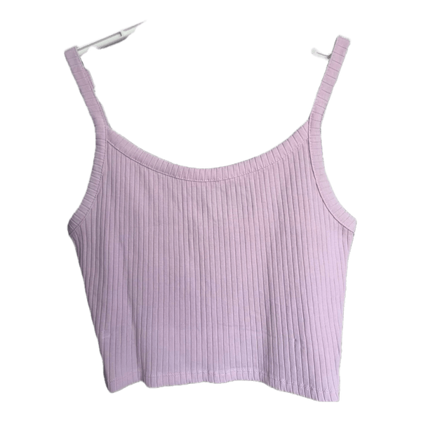 Pink ribbed top