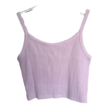 Pink ribbed top