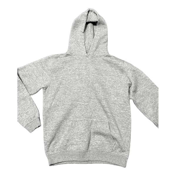 Grey hooded sweatshirt