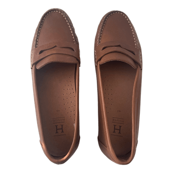 House naisten ruskeat loaferit/juhlakengät (40)