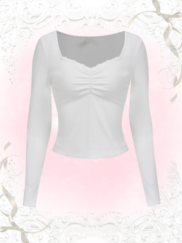 Solid ruched tee