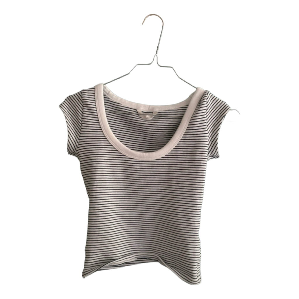 Stribet top fra Zara