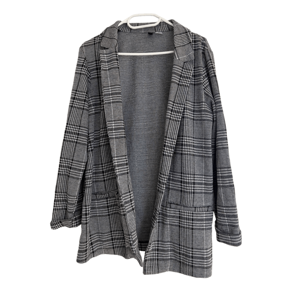 H&M plaid blazer