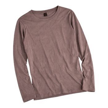 Brown Lightweight Long Sleeve Top
