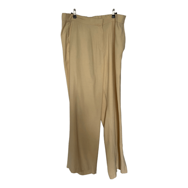 Beigeth wide-leg housut