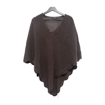 Knitted poncho