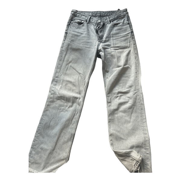 Lysegrå denim jeans