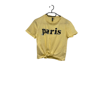 Keltainen Paris-t-paita
