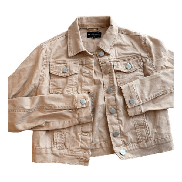 Beige farkkutakki