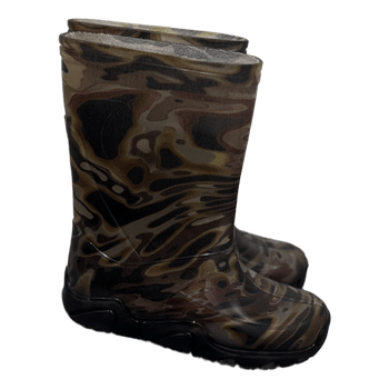 Camo rubber rain boots 30/31
