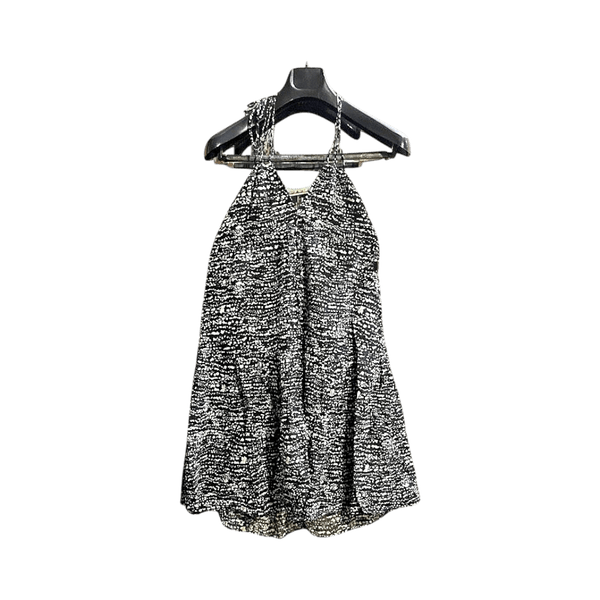 Black and White Print Dress
