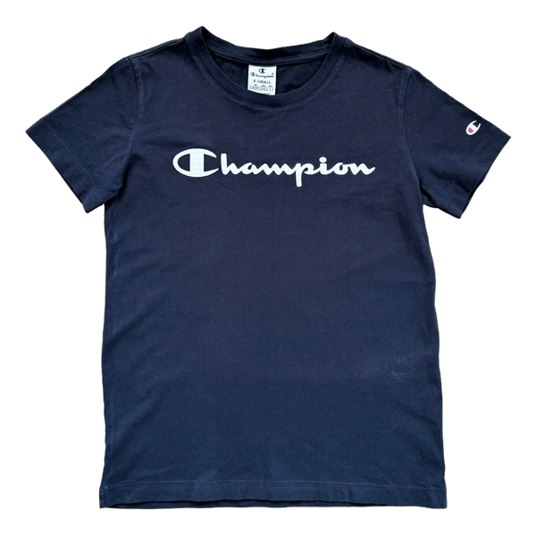 Champion Logo T-Shirt Navy Blue - Size XS