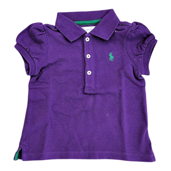 Ralph Lauren baby purple polo shirt