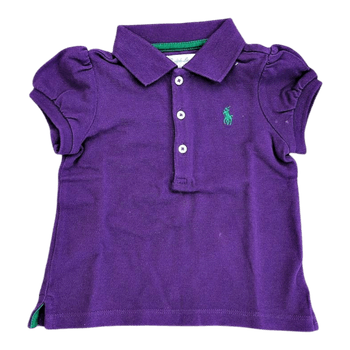 Ralph Lauren baby purple polo shirt