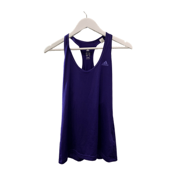 Adidas Tank Top Shirt Womens Small Purple Active Running Work Out