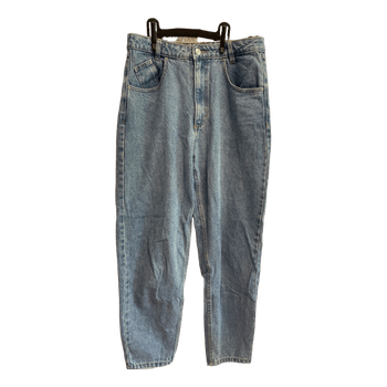Blue denim jeans