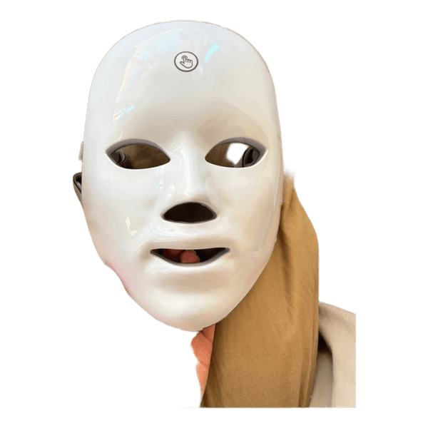 Hvid LED ansigtsmaske