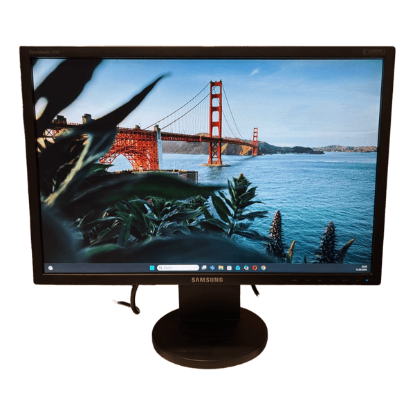 Samsung SyncMaster 2243BW, 22” pivot monitor