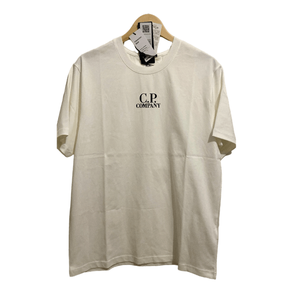 CP Company T-shirt Blanc Logo Minimaliste ⚪ Neuf avec étiquette