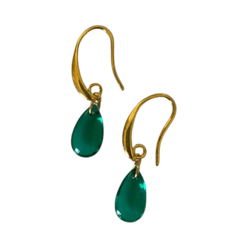 Vihreät pisarakorvakorut