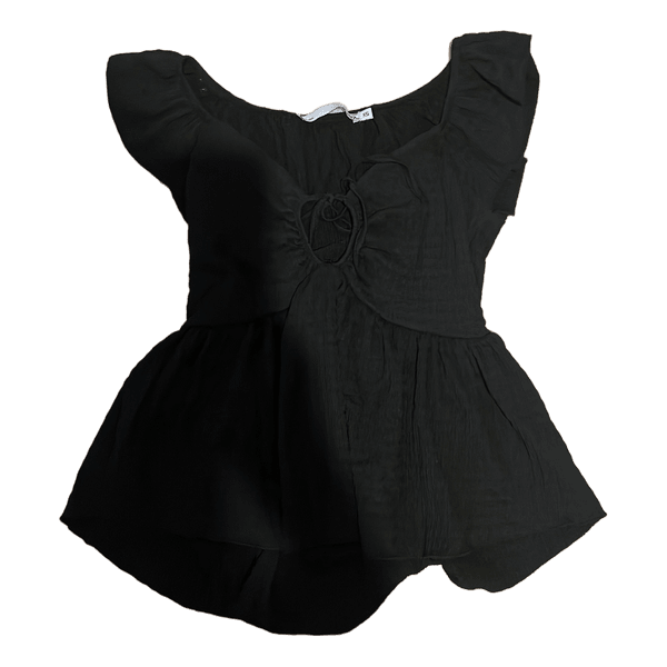 Sort peplum top