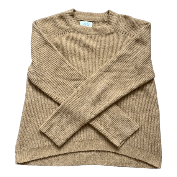 🤎 Caramel Knit Sweater | Fits Size S–M | Very Good Condition 🤎