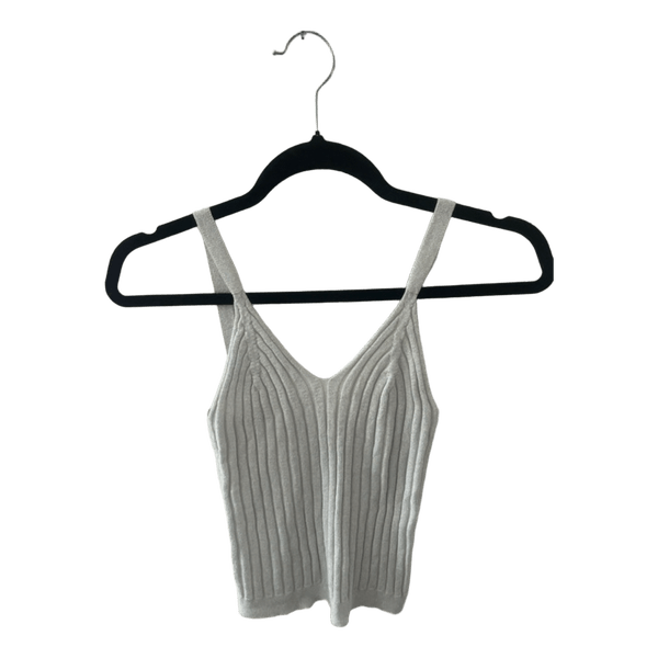 Graa glimmer tanktop