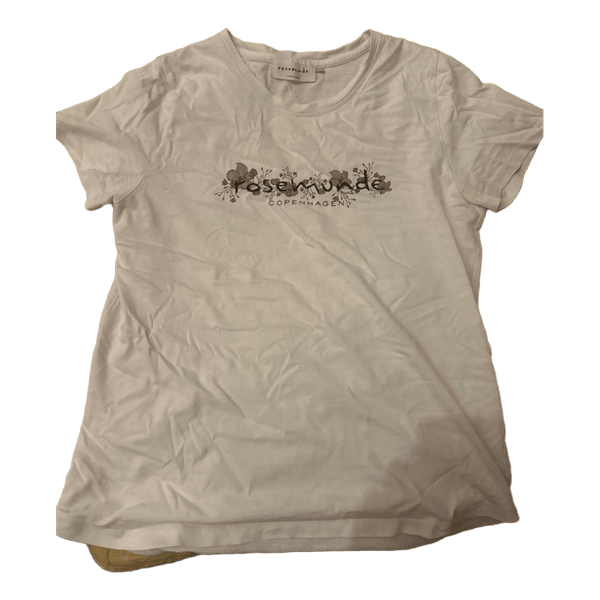 Hvid Rosemunde t-shirt