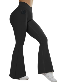 Wrap waist flare leggingsit
