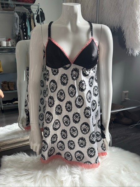 Cat print nightdress