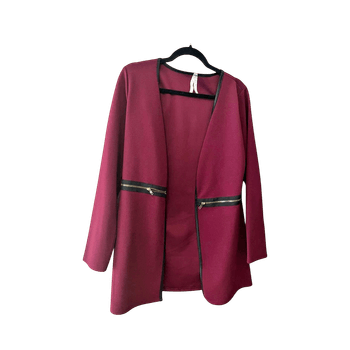 Blue Vanilla burgundy cardigan