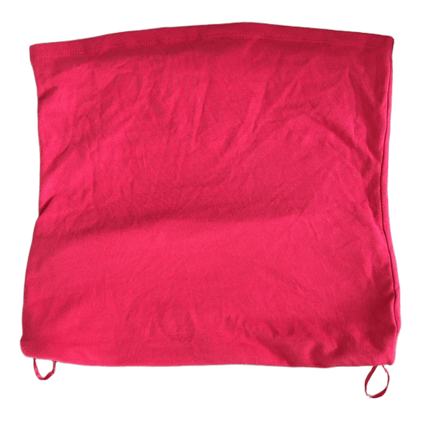 Rød tubetop