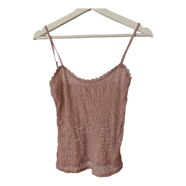 Lyserød blonde top