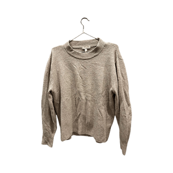 Beige knitted sweater