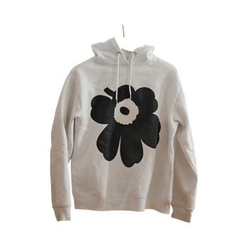 Marimekko Runoja valkoinen Huppari Reilu XS 