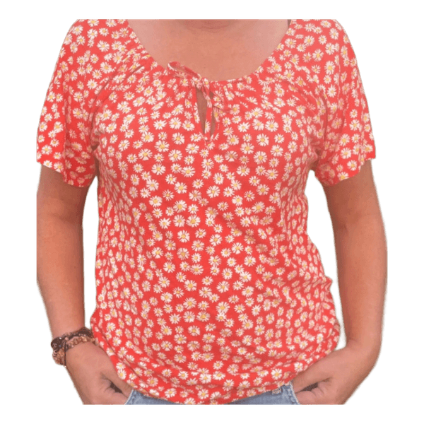 Free/quent blomstret top