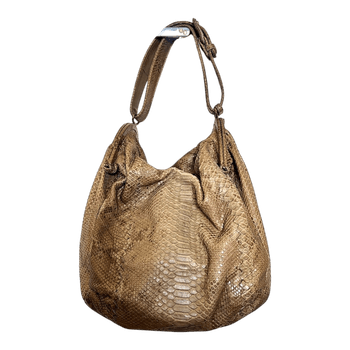 Bottega Veneta Duette Python Hobo Bag