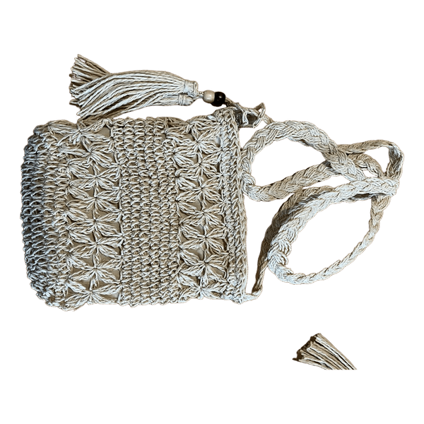Crochet crossbody bag