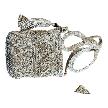 Crochet crossbody bag