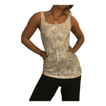 Snake print tank top