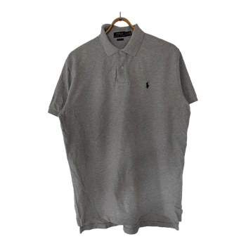 ⚪️ Polo Ralph Lauren Grey Polo – L